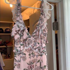 For love and lemons maxi floral dress